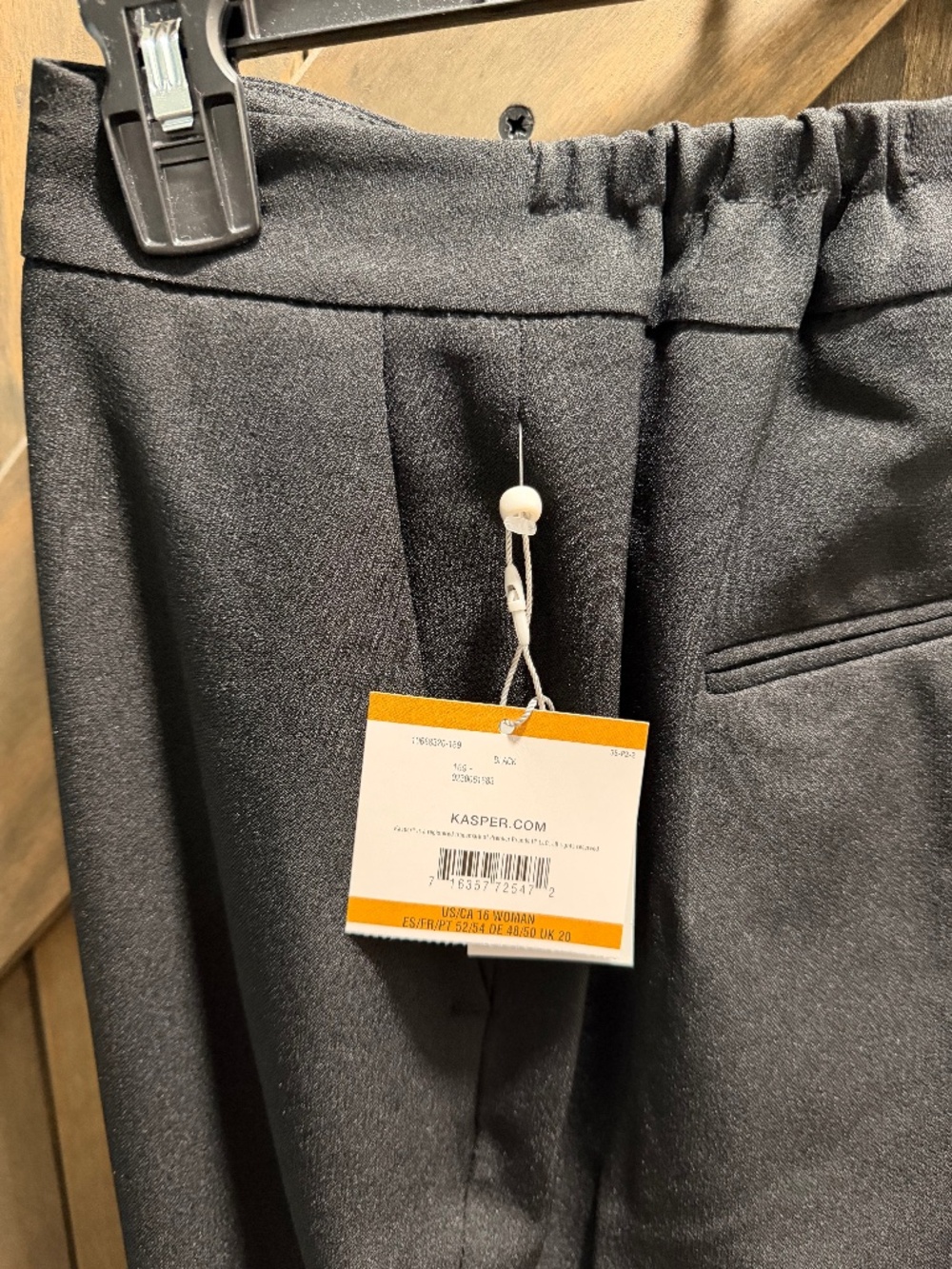 Kasper Women's Dress Pants | NWT | Size 16W | Black Career Pants